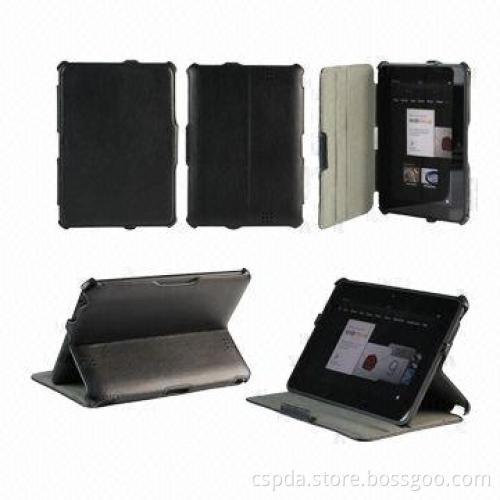 Latest Leather Case for Kindle Fire HD 2-black, with Stand Function